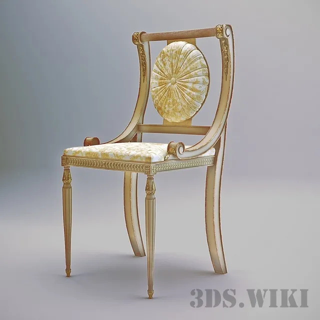 furniture – Classic Chair Riva 3ds Max