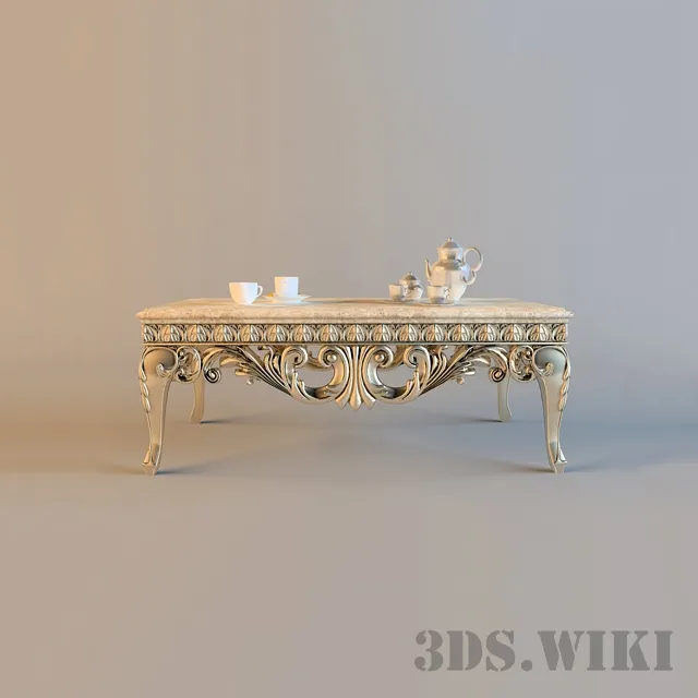 furniture – Classic coffee table 3ds Max