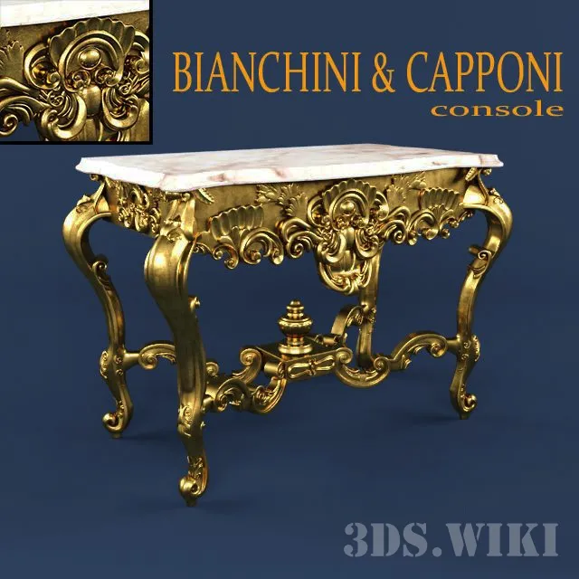 furniture – Classic Coffee Table BIANCHINI & CAPPONI 3ds Max