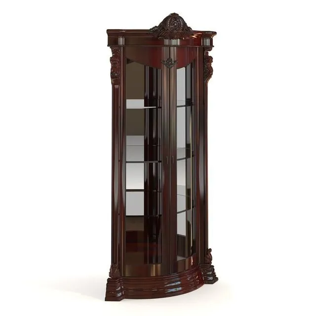 furniture – Classic corner showcase 3ds Max