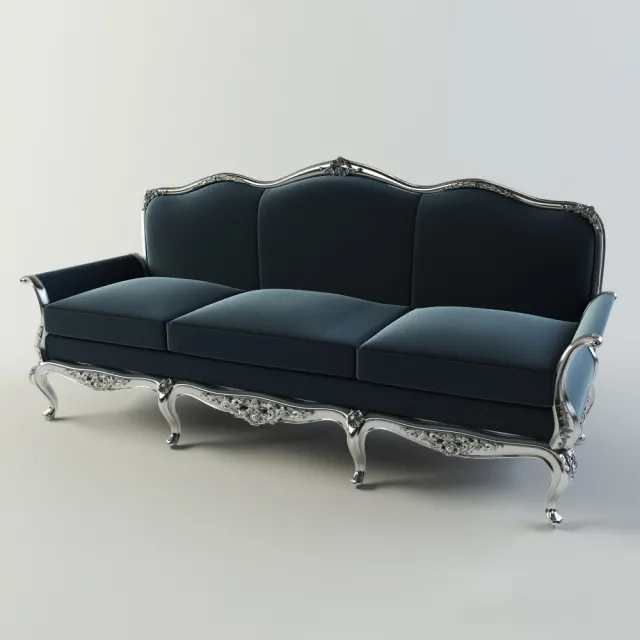 furniture – Classic leather sofa 3ds Max