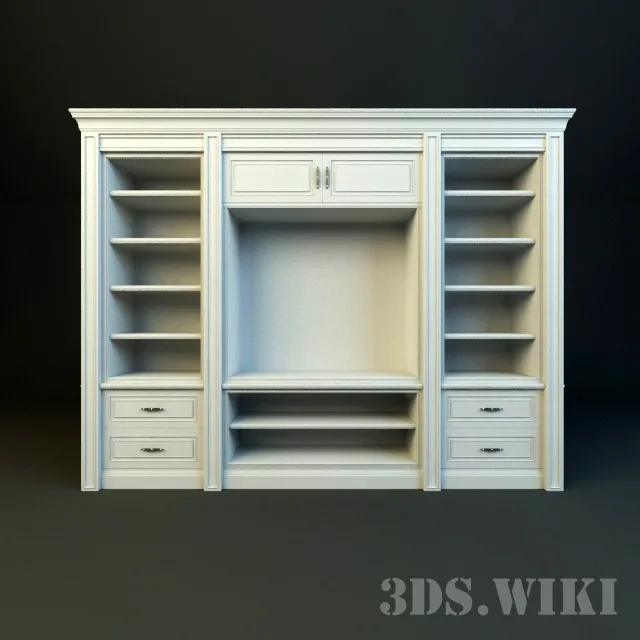 furniture – Classic locker for clothes 3ds Max