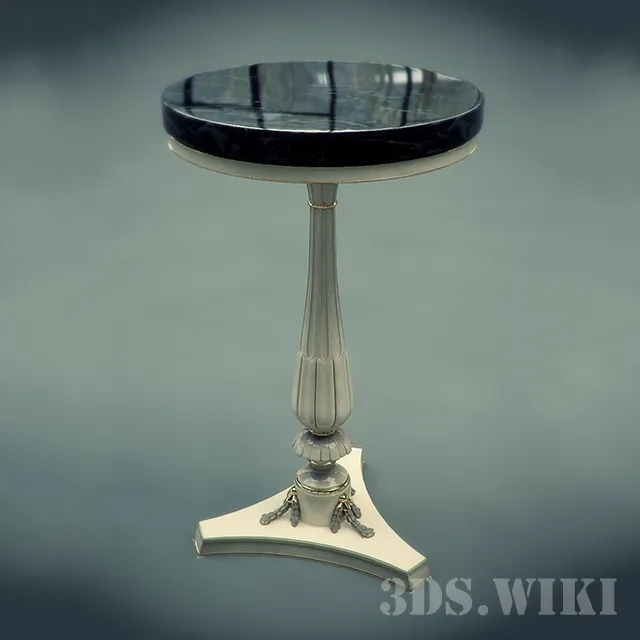 furniture – Classic Round Sideboard – Side table 3ds Max