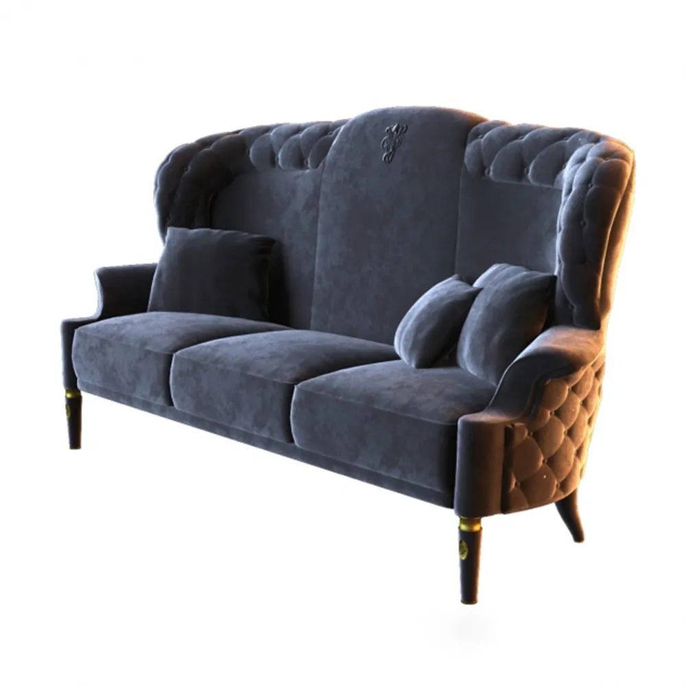 furniture – Classic sofa with soft cover 3ds Max