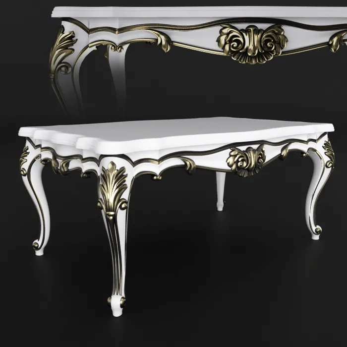 furniture – Classic Table 19 3ds Max