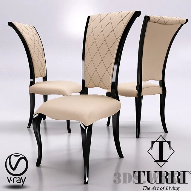 furniture – Classic table TURRI 3ds Max