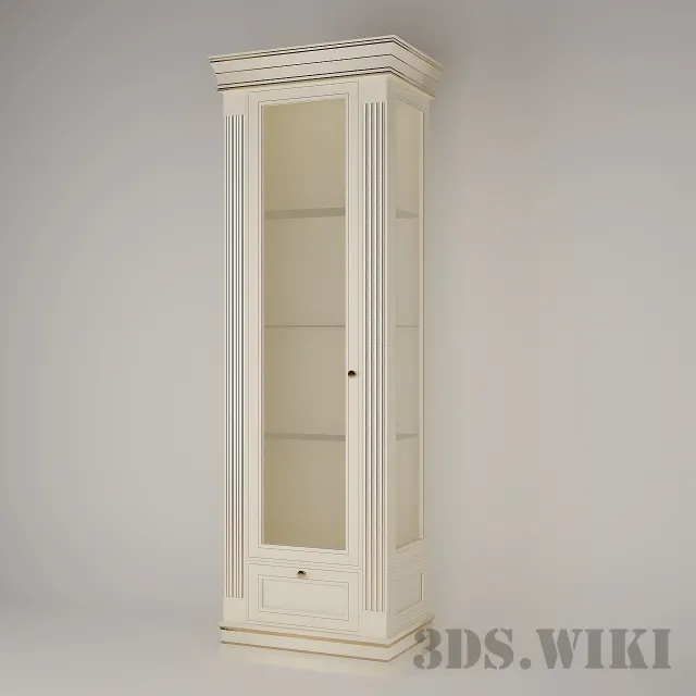 furniture – Classic wardrobe/shelf showcase 3ds Max