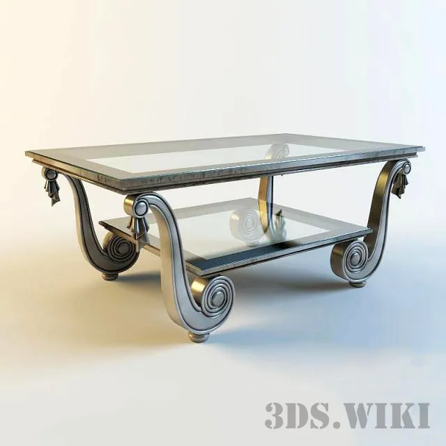 furniture – Classic writing desk CHELINI 3ds Max