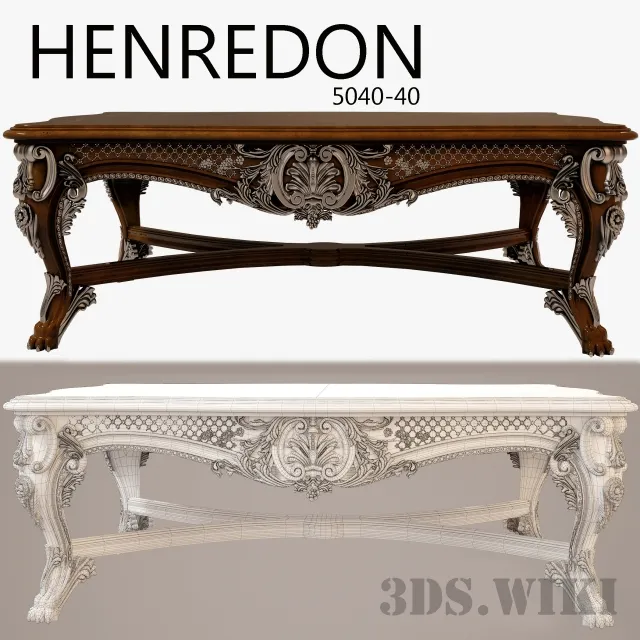 furniture – Cocktail table HENREDON 5040-40 3ds Max