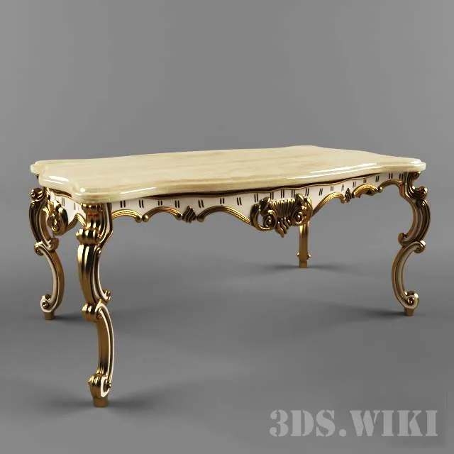 furniture – Coffee table ANGELO CAPPELLINI – BAROCCO 3ds Max