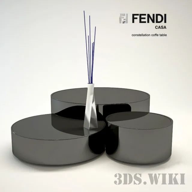 furniture – Coffee table Constellation Fendi Casa 3ds Max