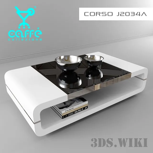 furniture – Coffee table Corso J2034A – Caffe Collezione 3ds Max