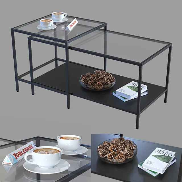 furniture – Coffee table IKEA Vitsё 31 3ds Max