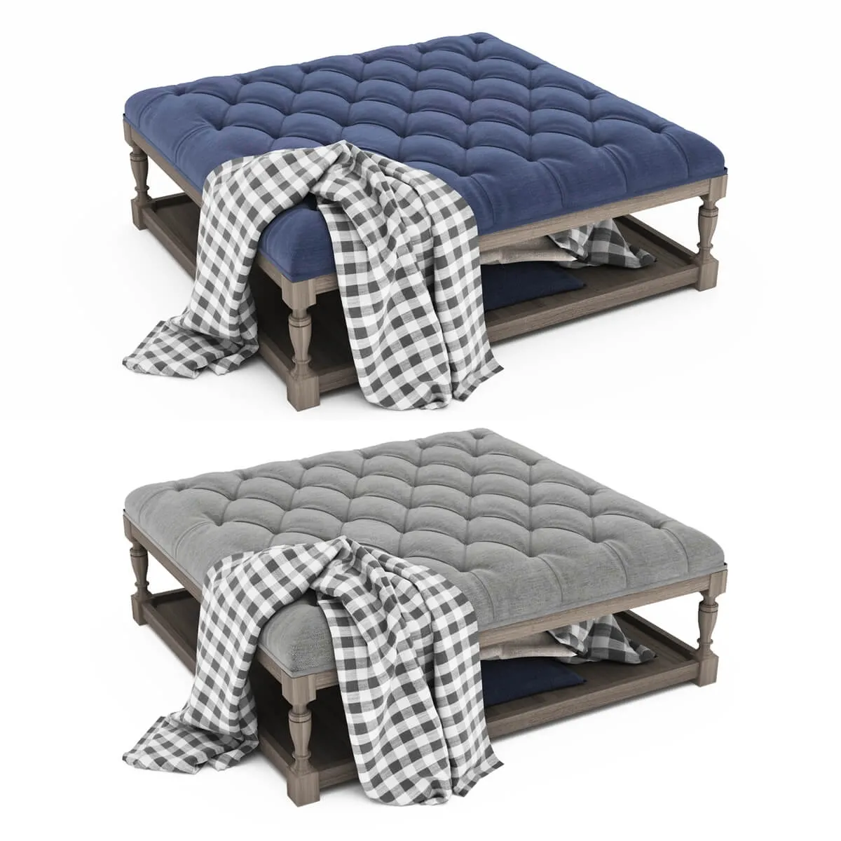 furniture – Coffee table Ottoman 3ds Max