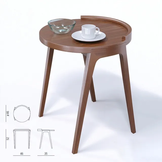 furniture – Coffee table porada 3ds Max