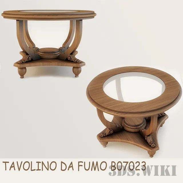 furniture – Coffee table TAVOLINO DA FUMO B07023 3ds Max
