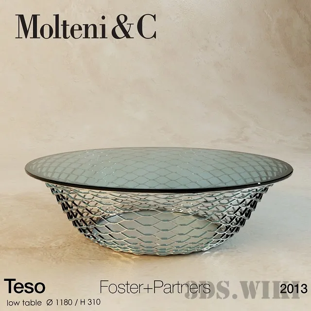 furniture – Coffee Table Teso Tavolino Molteni & C 3ds Max
