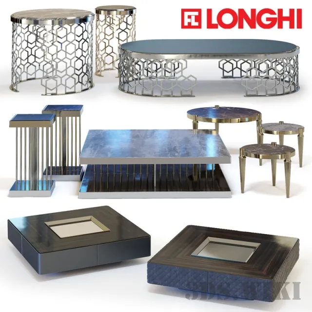 furniture – Coffee tables set by Fratelli Longhi 3ds Max