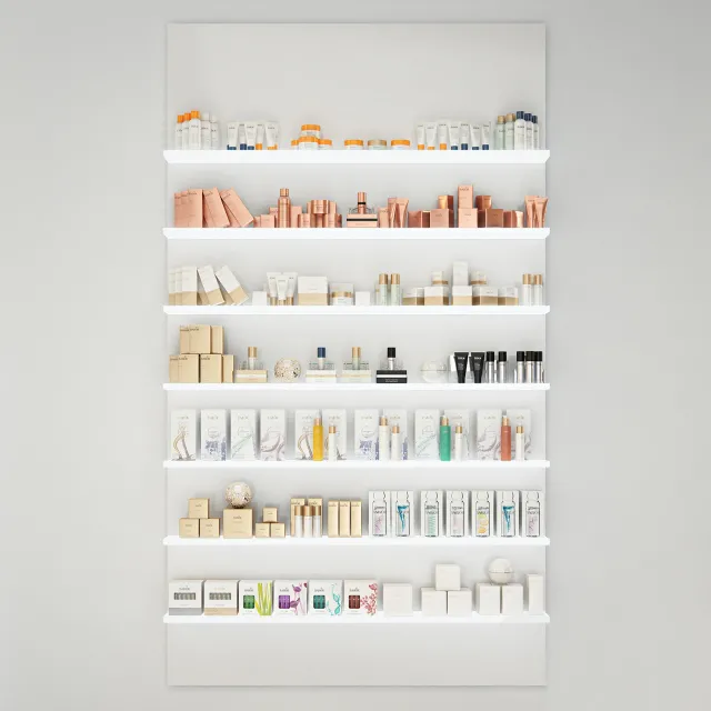 furniture – Collection of cosmetics 01 3ds Max
