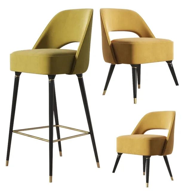 furniture – Collins chair and  barstool set Essential Home 3ds Max
