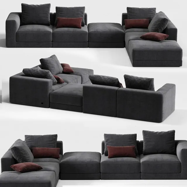 furniture – Colombini Casa Kermesse sofa 3ds Max