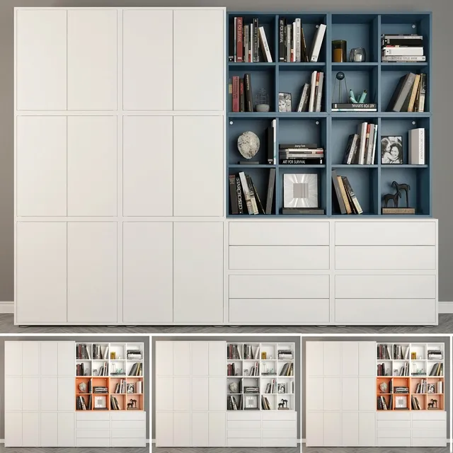 furniture – Combination of cabinets with adjustable legs Ikea 3ds Max