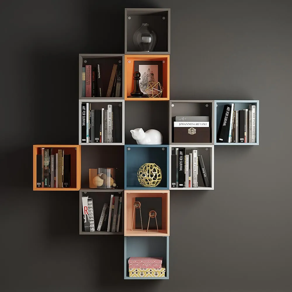 furniture – Combination of wall cabinets Eket Ikea 3ds Max