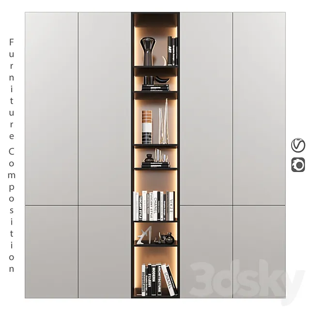 Furniture composition | 146 3ds Max