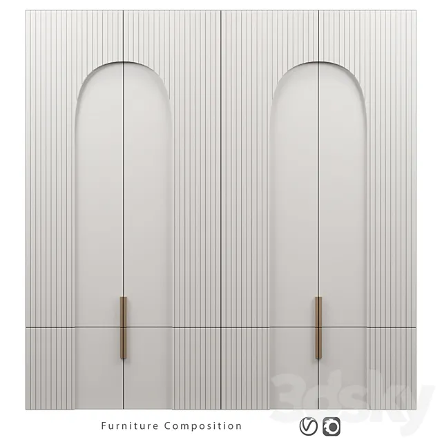 Furniture composition | 238 3ds Max