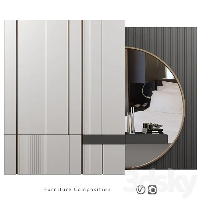 Furniture composition | 308 3ds Max