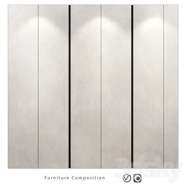 Furniture composition | 328 3ds Max