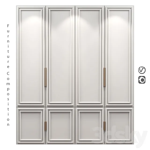 Furniture composition | 338 3ds Max