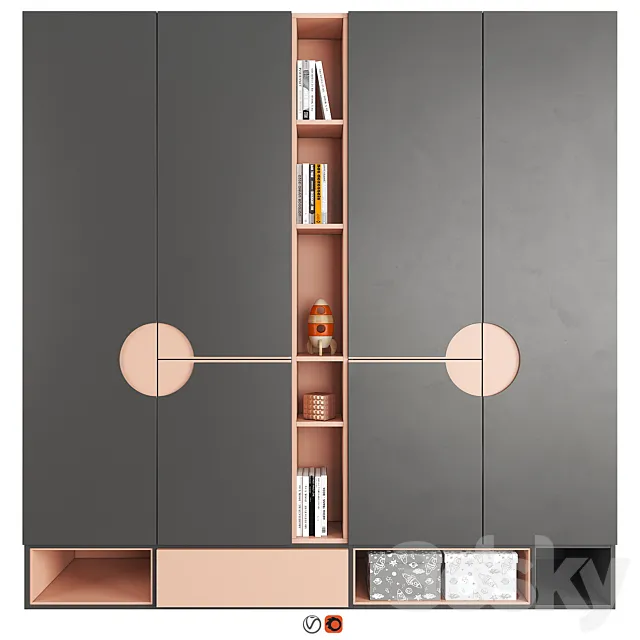 Furniture composition 38 3DS Max Model