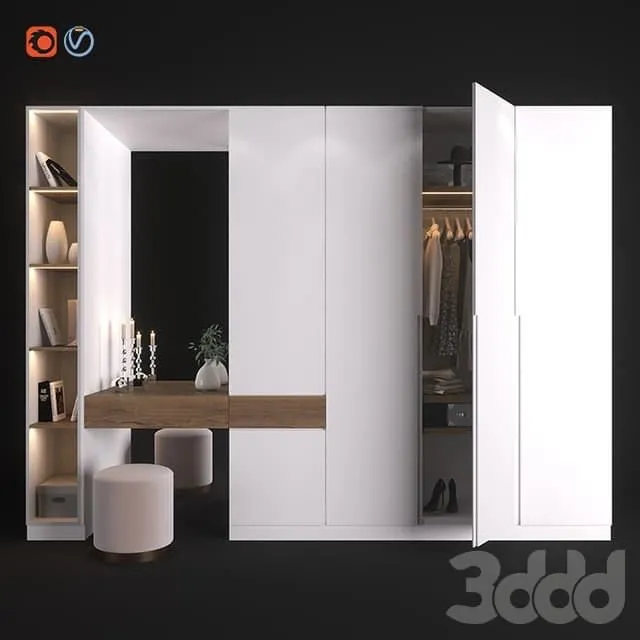 Furniture composition 5 3dsMax Model