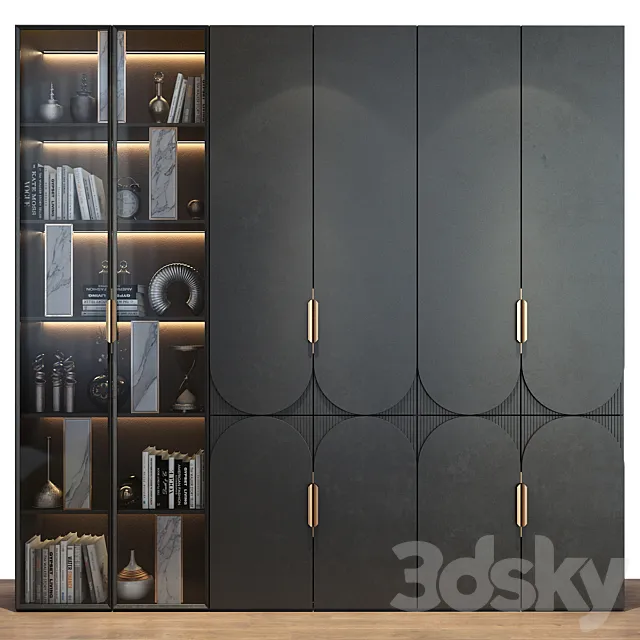 Furniture composition 569 3ds Max