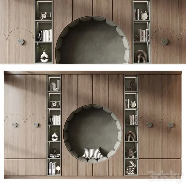 Furniture composition 735 3dsMax Model
