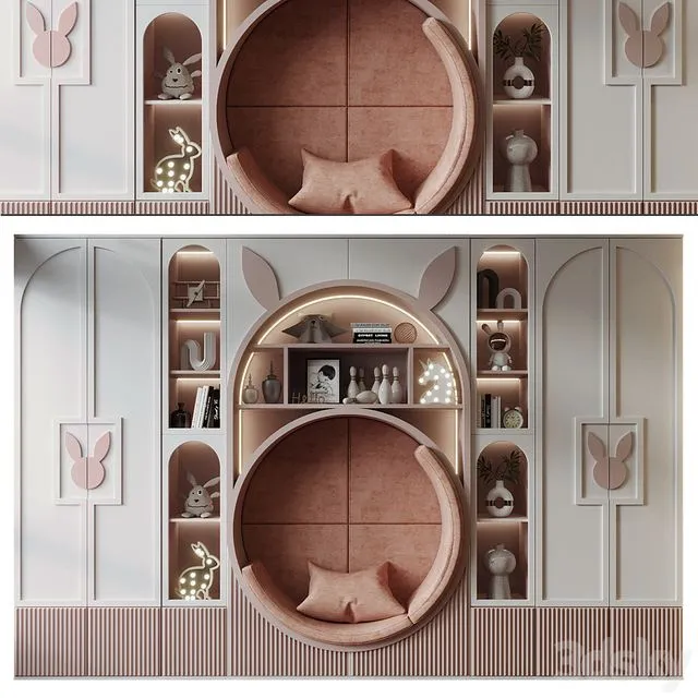 Furniture composition 739 3dsMax Model