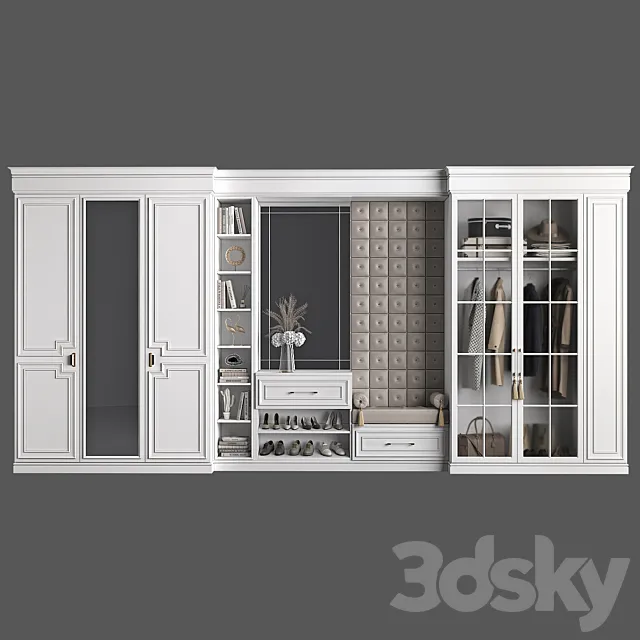 Furniture composition 93 part 4 3DS Max Model