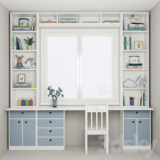 Furniture composition for a children’s room 2 3DSMax File