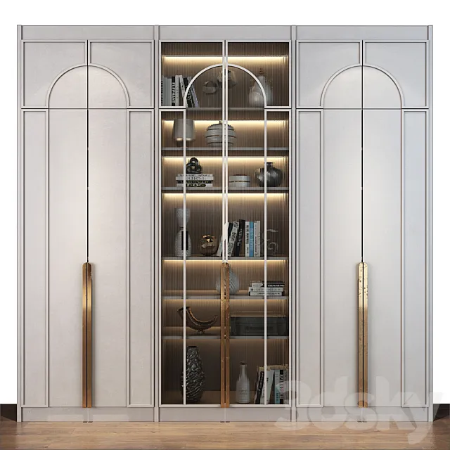 Furniture composition set 121 3DS Max Model