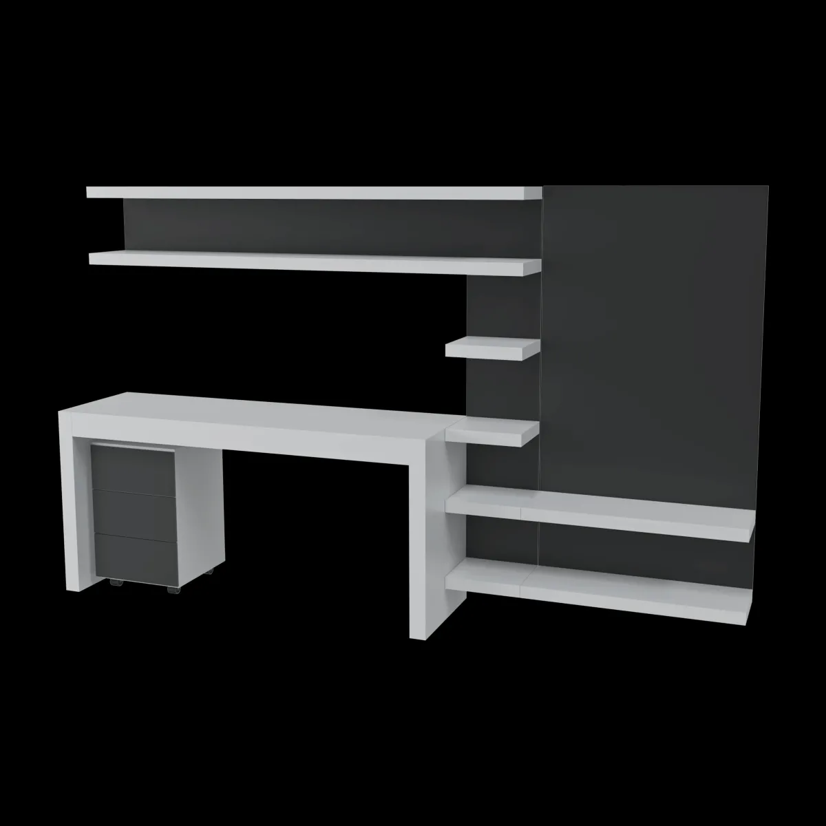 furniture – Computer table 3ds Max