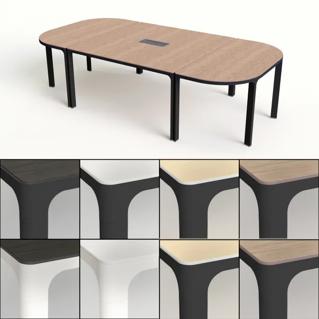 furniture – Conference table Ikea bekant 3ds Max