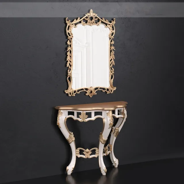 furniture – Console and mirror Andrea Fanfani 3ds Max