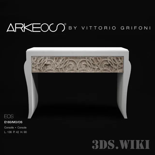 furniture – Console E180 Arkeos by Vittorio Grifoni 3ds Max