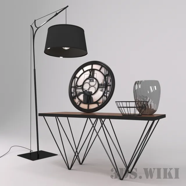 furniture – Console Set 3ds Max