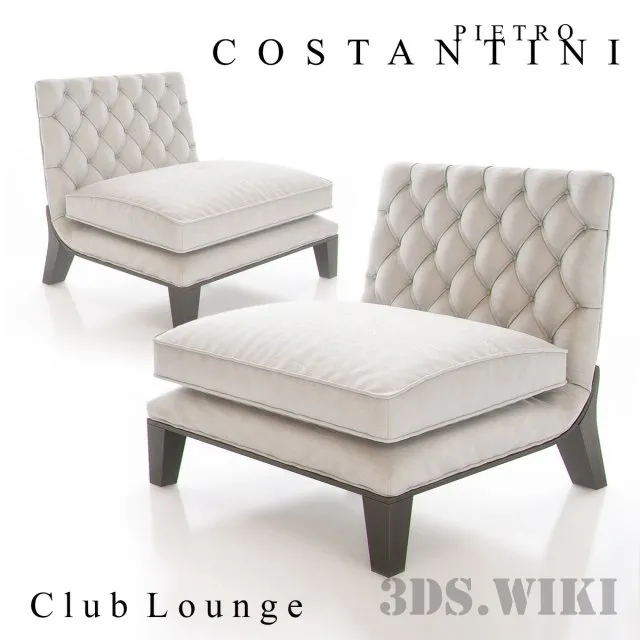 furniture – Constantini Pietro Club armchair 3ds Max