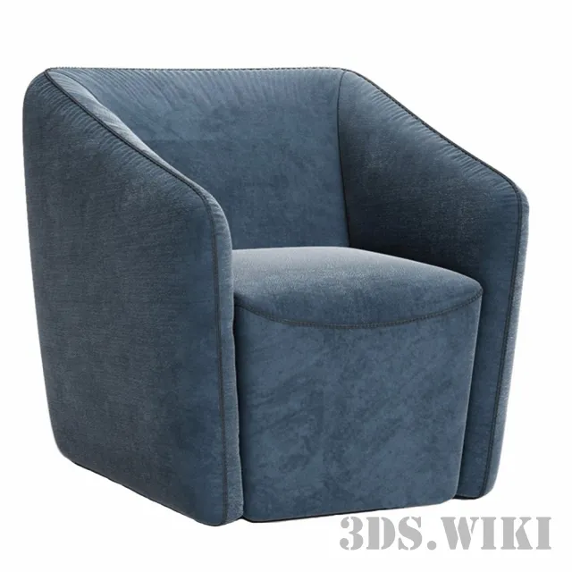furniture – Contemporary armchair 3ds Max