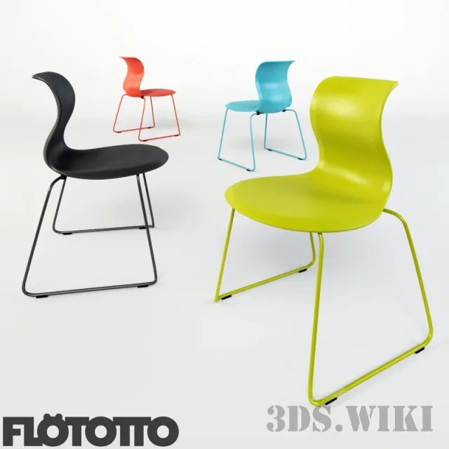 furniture – Contemporary chair PRO FLOETOTTO 3ds Max