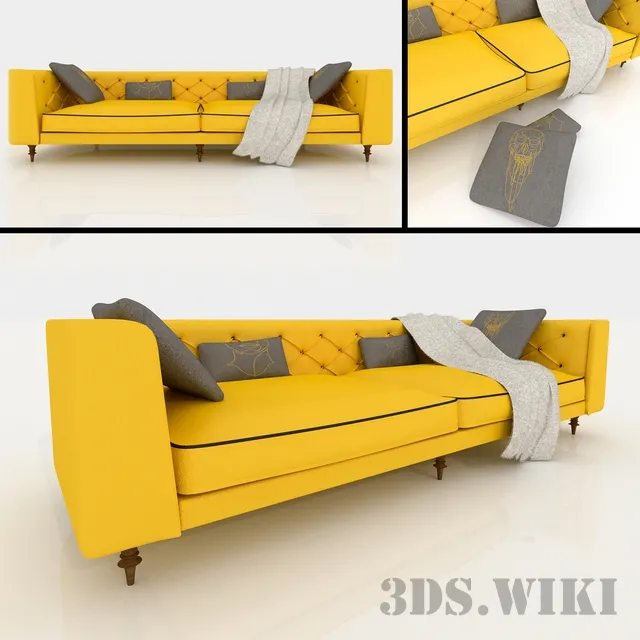 furniture – Contemporary sofa Chester 3ds Max