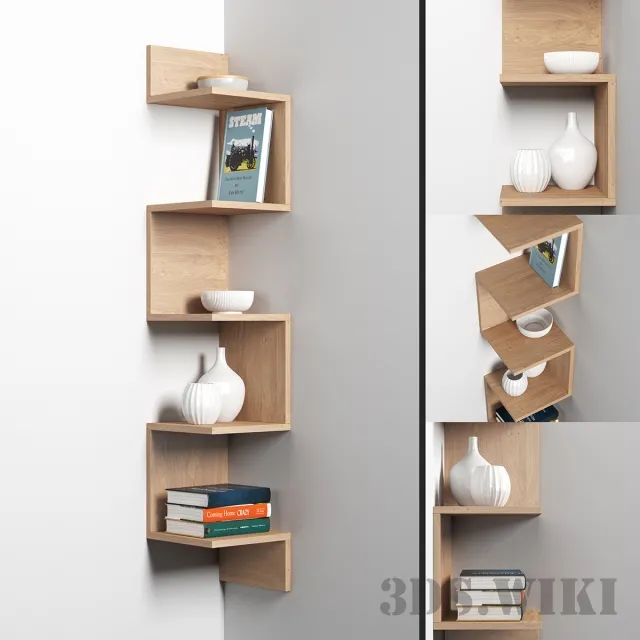 furniture – Corner rack 3ds Max